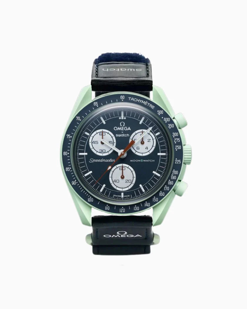 Omega Swatch Black&Mintgreen
