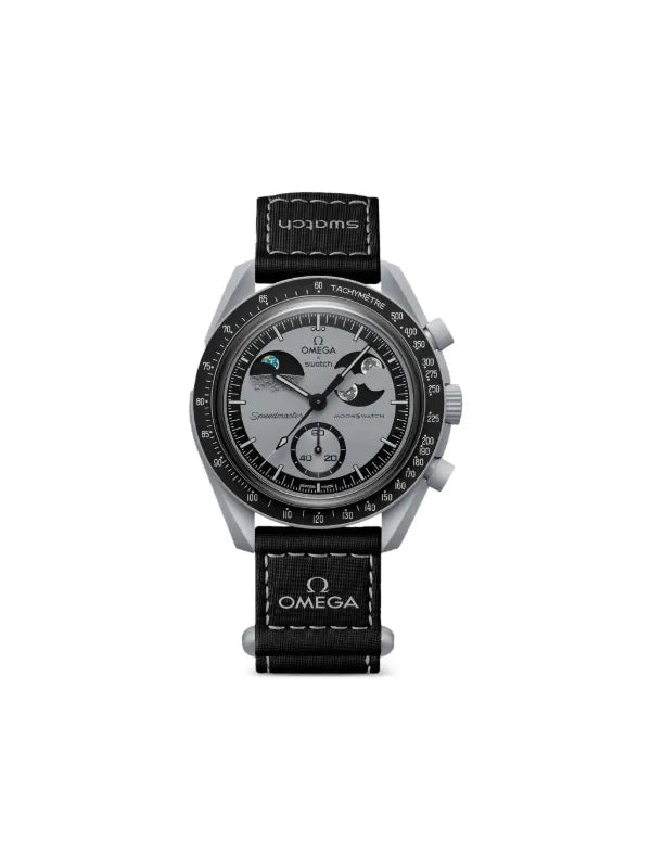 Omega Swatch Black&Gray Moon
