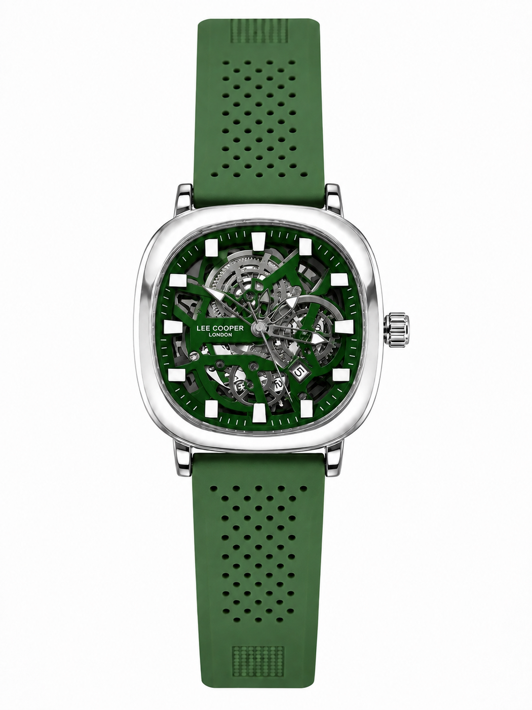 Lee Cooper London green x silver