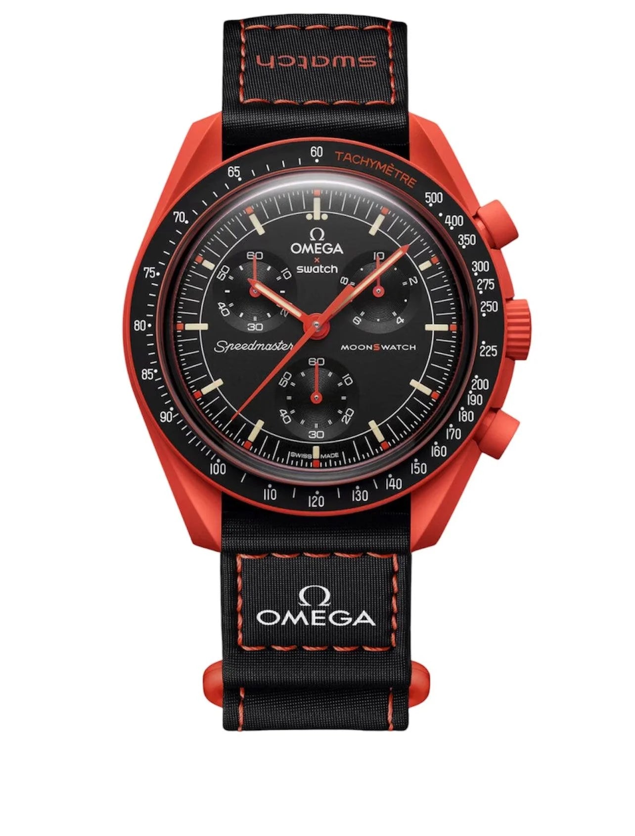 Omega Swatch Black&Red