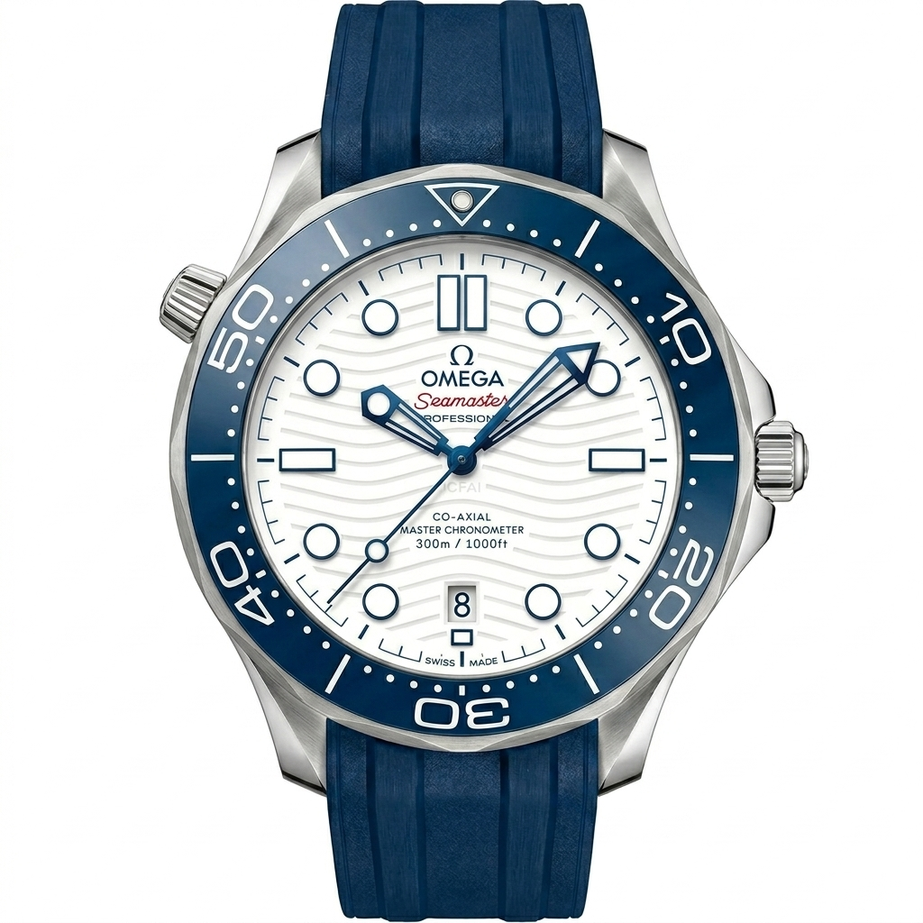 Omega SEAMASTER 300m Full Blue x White