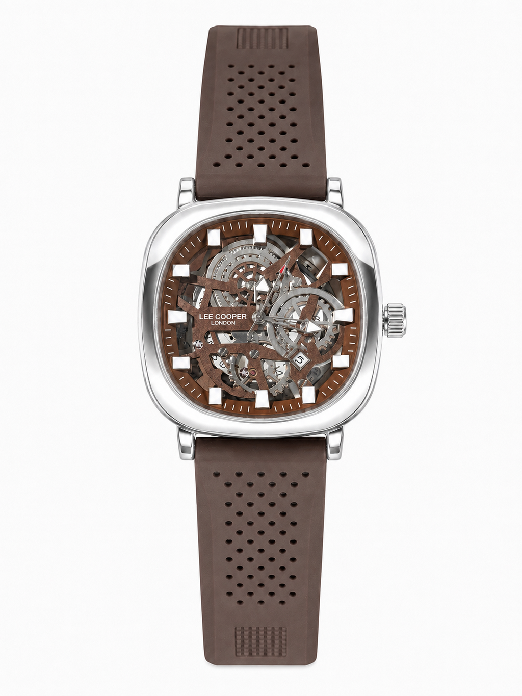 Lee Cooper London brown x silver