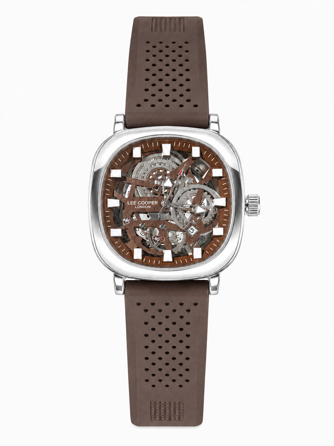 Lee Cooper London brown x silver