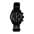 Omega Swatch Black with snap