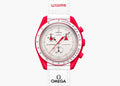 Omega swatch red x white